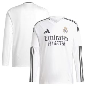 MAILLOT REAL MADRID DOMICILE MANCHES LONGUES 2024/25