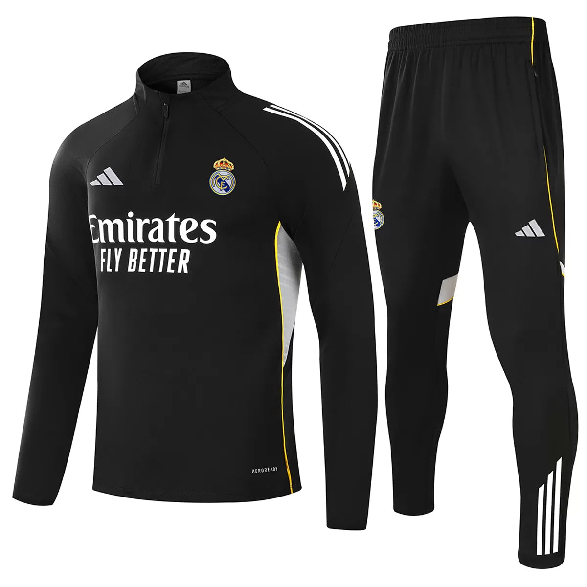 Real Madrid Tracksuit 2025/26 Black