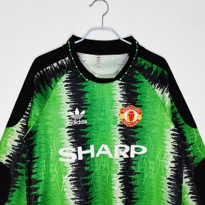 MAILLOT GARDIEN MANCHESTER UNITED MANCHES LONGUES 1990/91