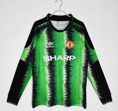 MAILLOT GARDIEN MANCHESTER UNITED MANCHES LONGUES 1990/91