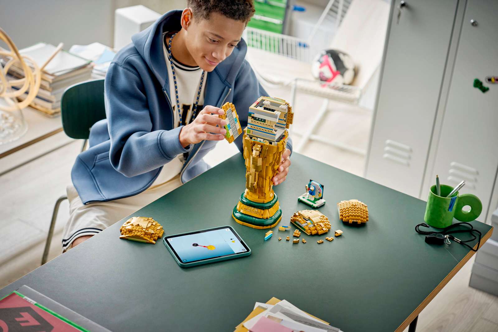 Trophée Coupe du Monde 2026 Style Briques – Set à Construire