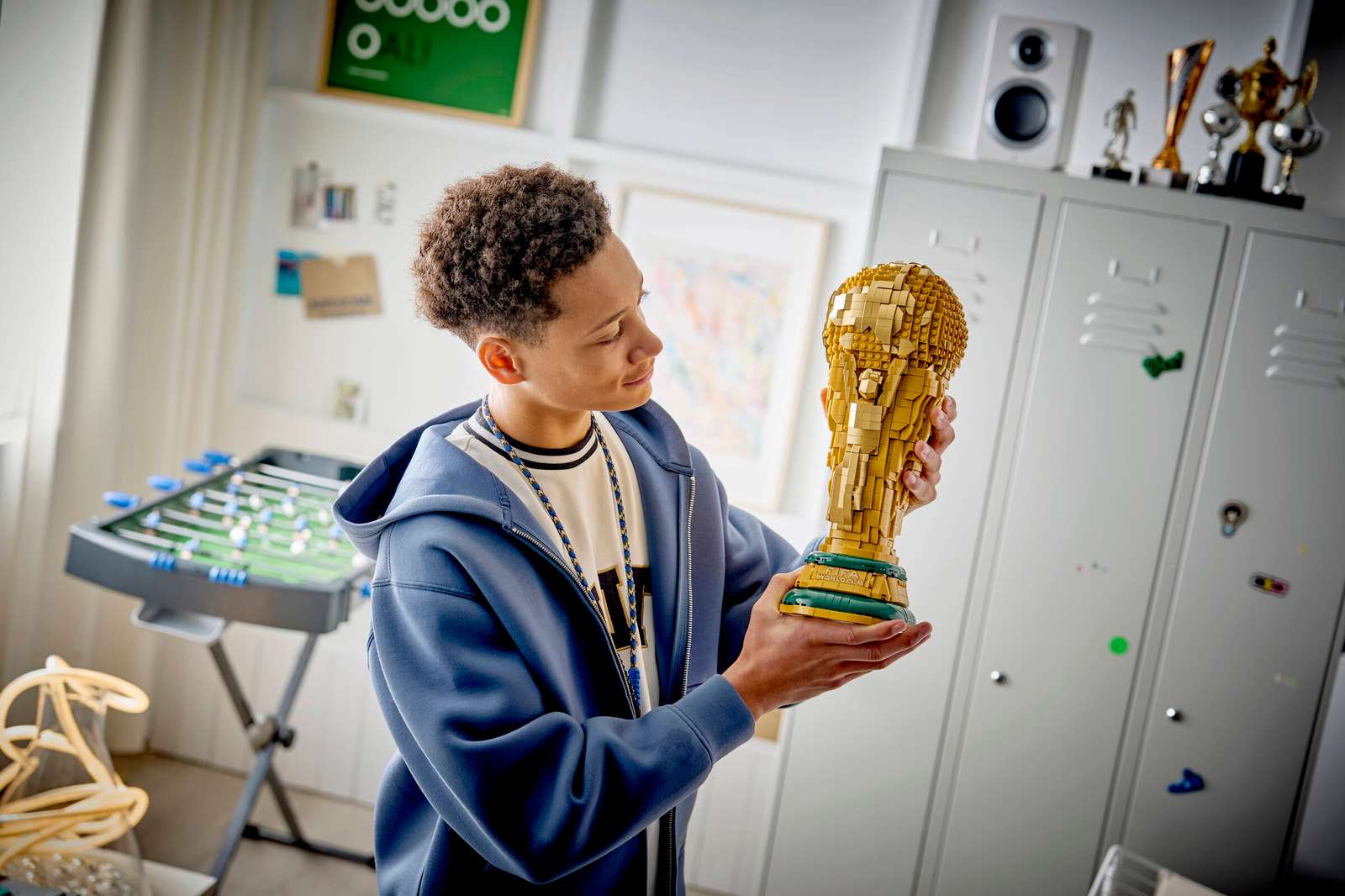Trophée Coupe du Monde 2026 Style Briques – Set à Construire