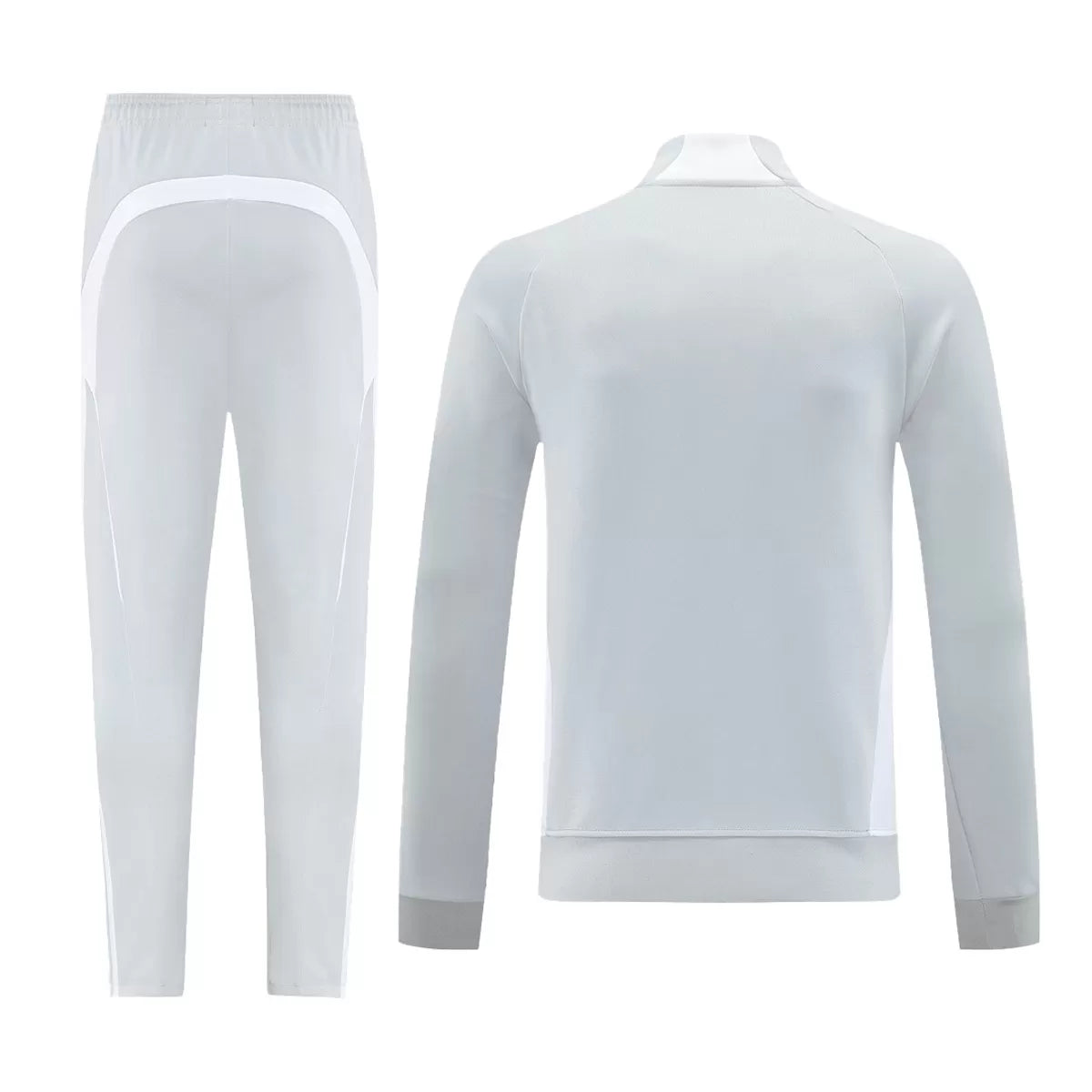 Real Madrid Training Tracksuit Kit Grey