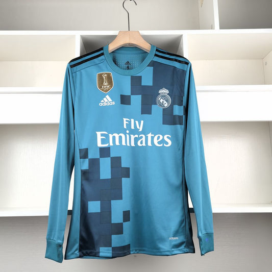 MAILLOT REAL MADRID THIRD LONG SLEEVE 2017/18