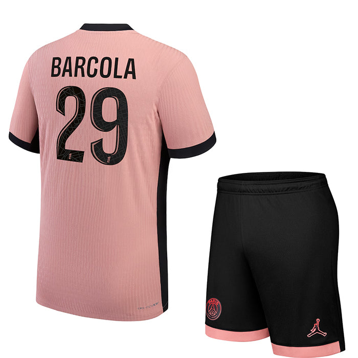 MAILLOT KIT ENFANT PSG THIRD BARCOLA 2024/25 - ALLMAILLOT.com  