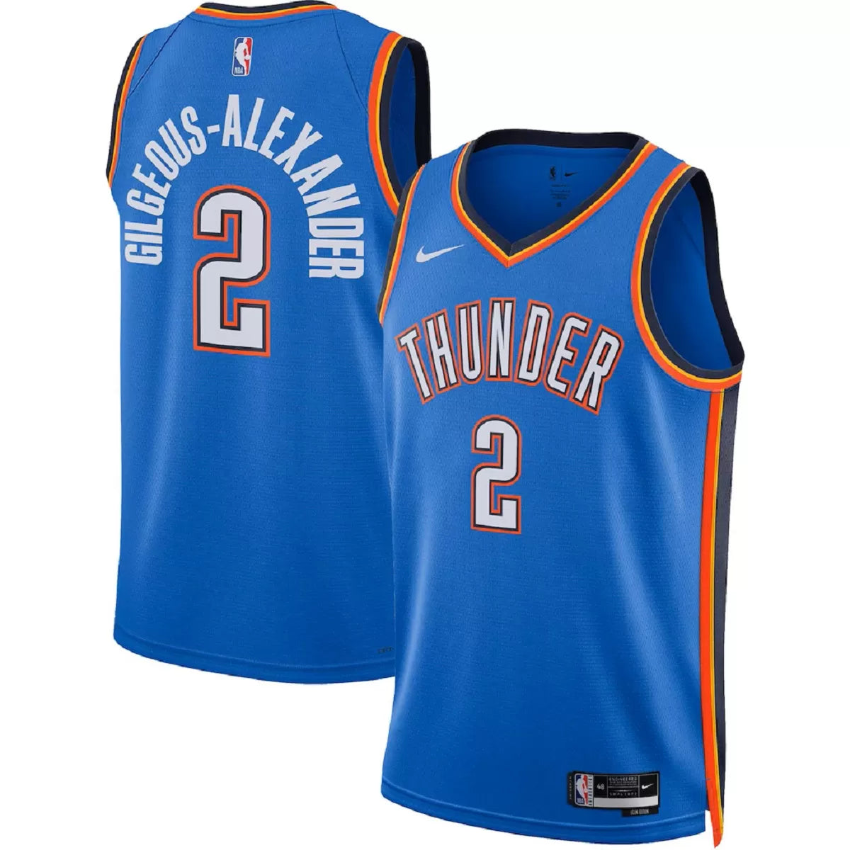 Maillot Oklahoma City Thunder Icon Edition 2026 — SGA, Chet Holmgren