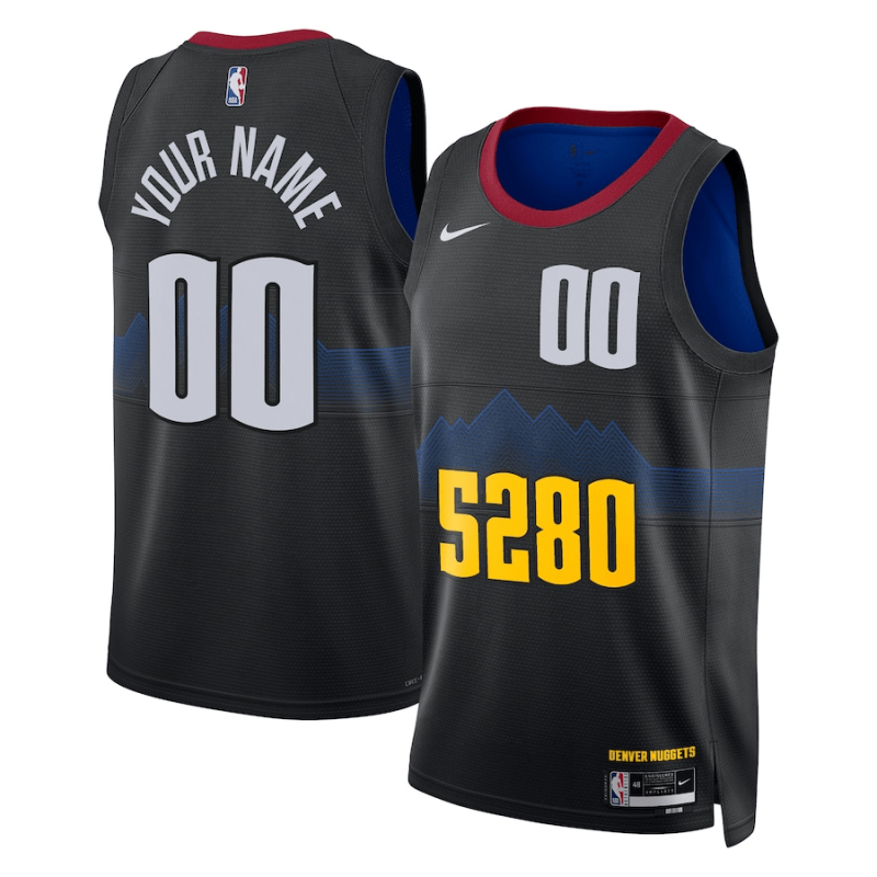 Denver Nuggets Swingman City Edition Custom Nba Jersey