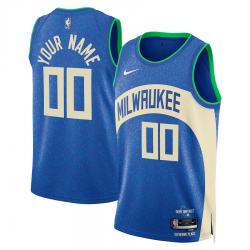 Maillot Milwaukee Bucks Swingman Personnalisable