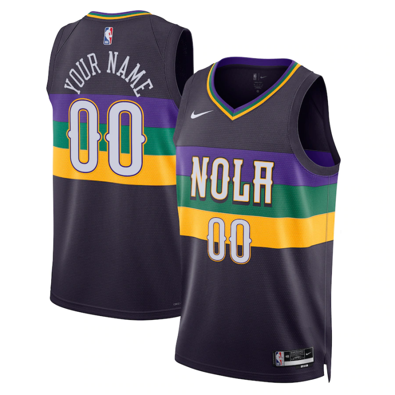 New Orleans Pelicans City Edition Swingman Customizable Jersey