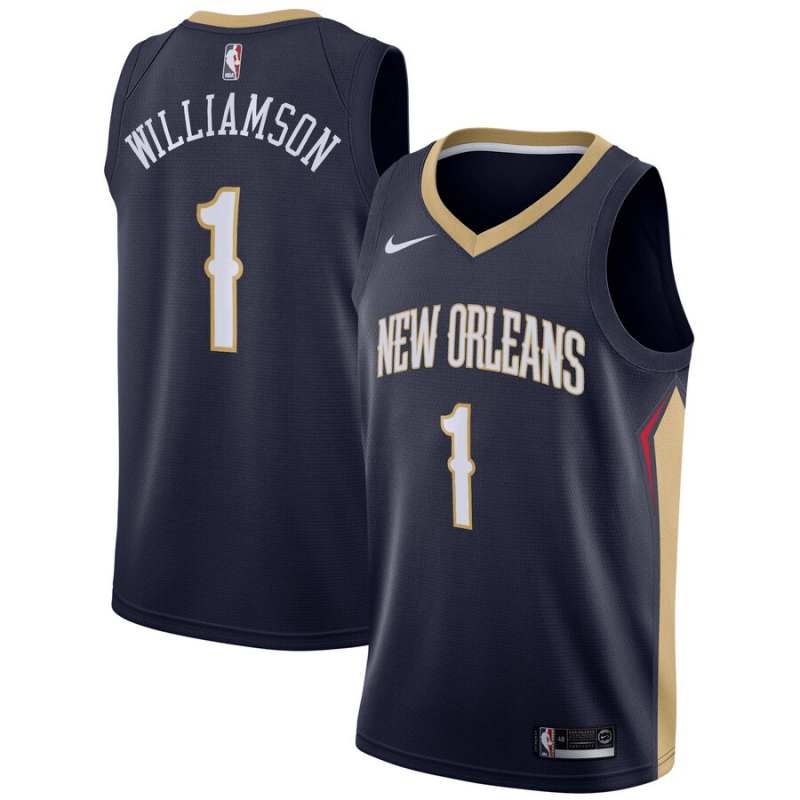 Maillot NBA Swingman New Orleans Pelicans saison 2018/2019 Personnalisable